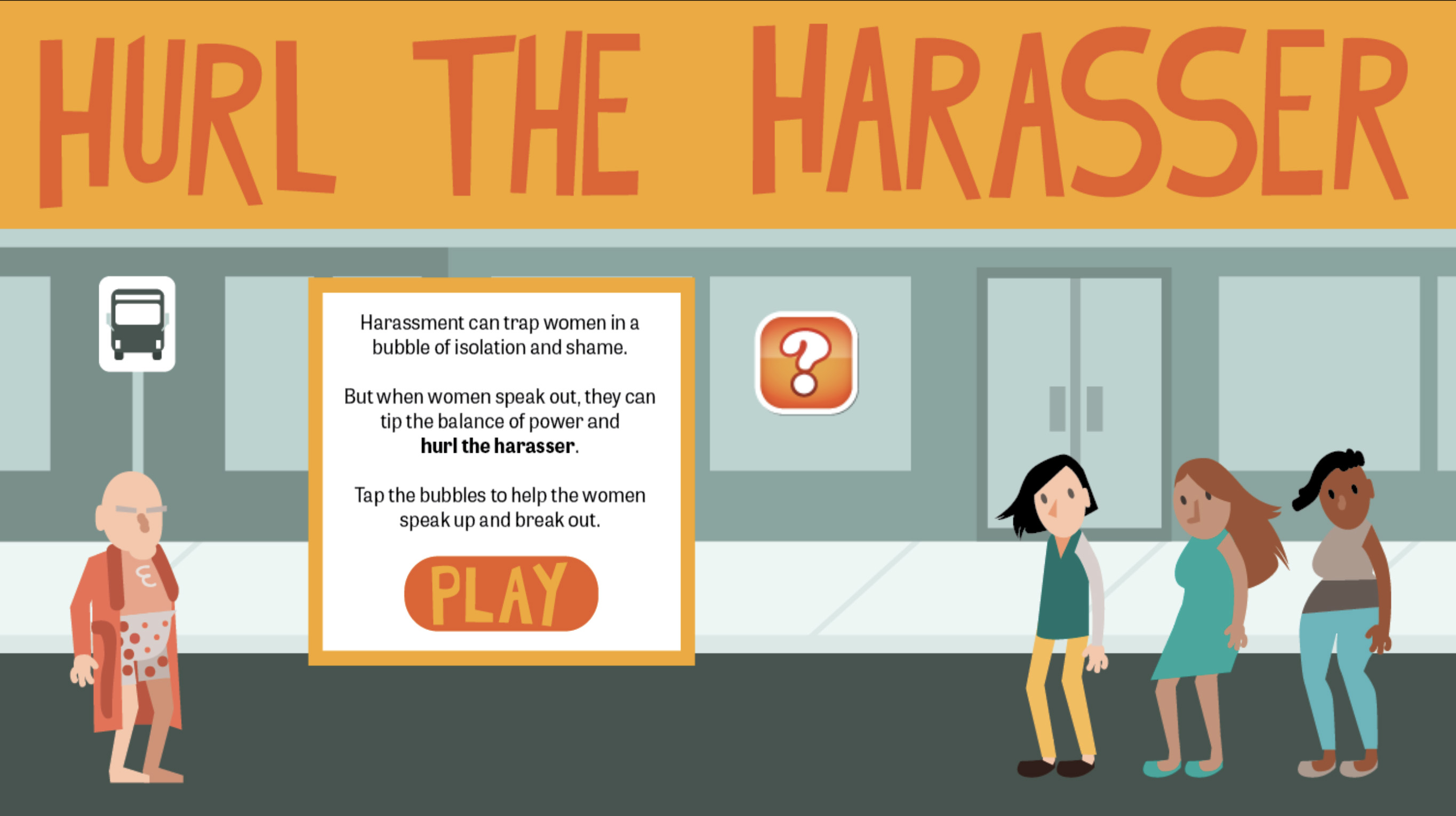 Help women speak up against sexual harassment 